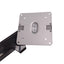 Used Humanscale M8 Single Monitor Arm Mount, Angled+Dynamic Link, Desk Mount, VESA100