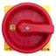 Used Eaton T0-2-1/EA/SVB Main Switch, 3-Pole, 690VAC 20A, Red Rotary Handle