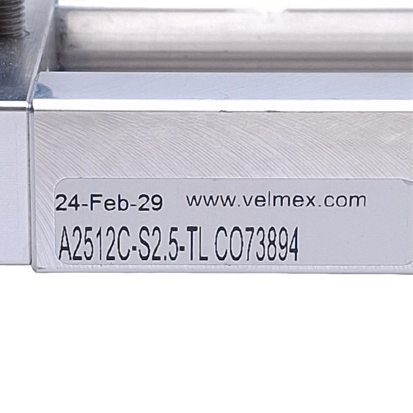 Used Velmex A2512C-S2.5-TL Manual Linear UniSlide 40 Turns Per Inch, 9.5" Travel
