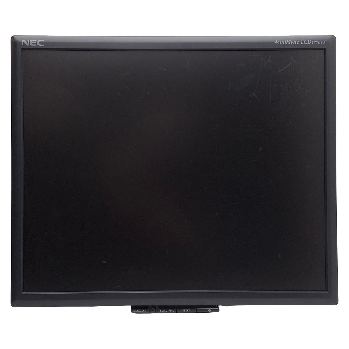 Used NEC LCD1770VX-BK-2 MultiSync LCD Monitor, 17in, VGA, DVI-D, VESA 100 *Scuffs*