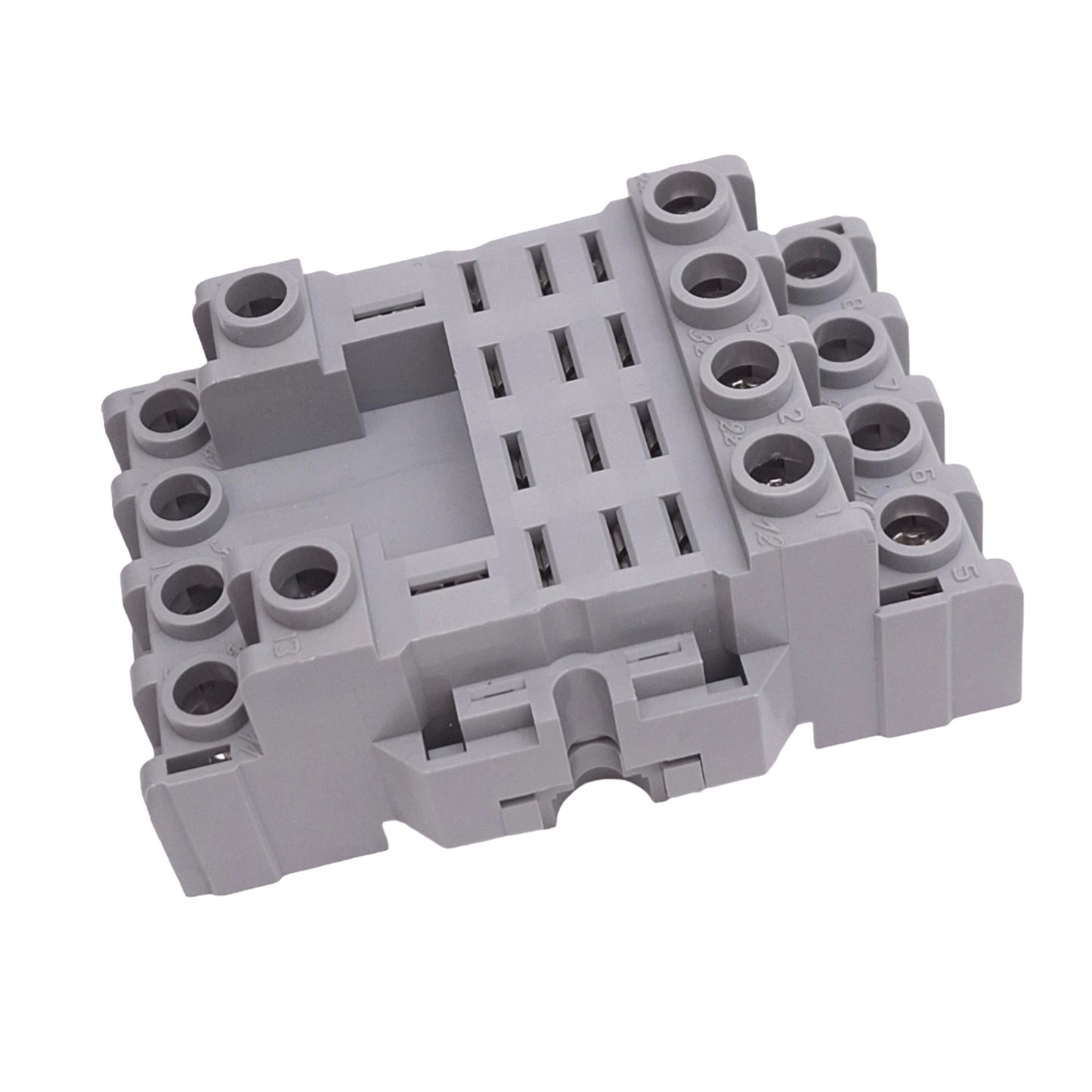 Used Lot of 4 IDEC SH4B-05C Relay Sockets, 14-Pin Blade, 300V 10A Max, DIN Rail