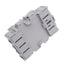 Used Lot of 4 IDEC SH4B-05C Relay Sockets, 14-Pin Blade, 300V 10A Max, DIN Rail