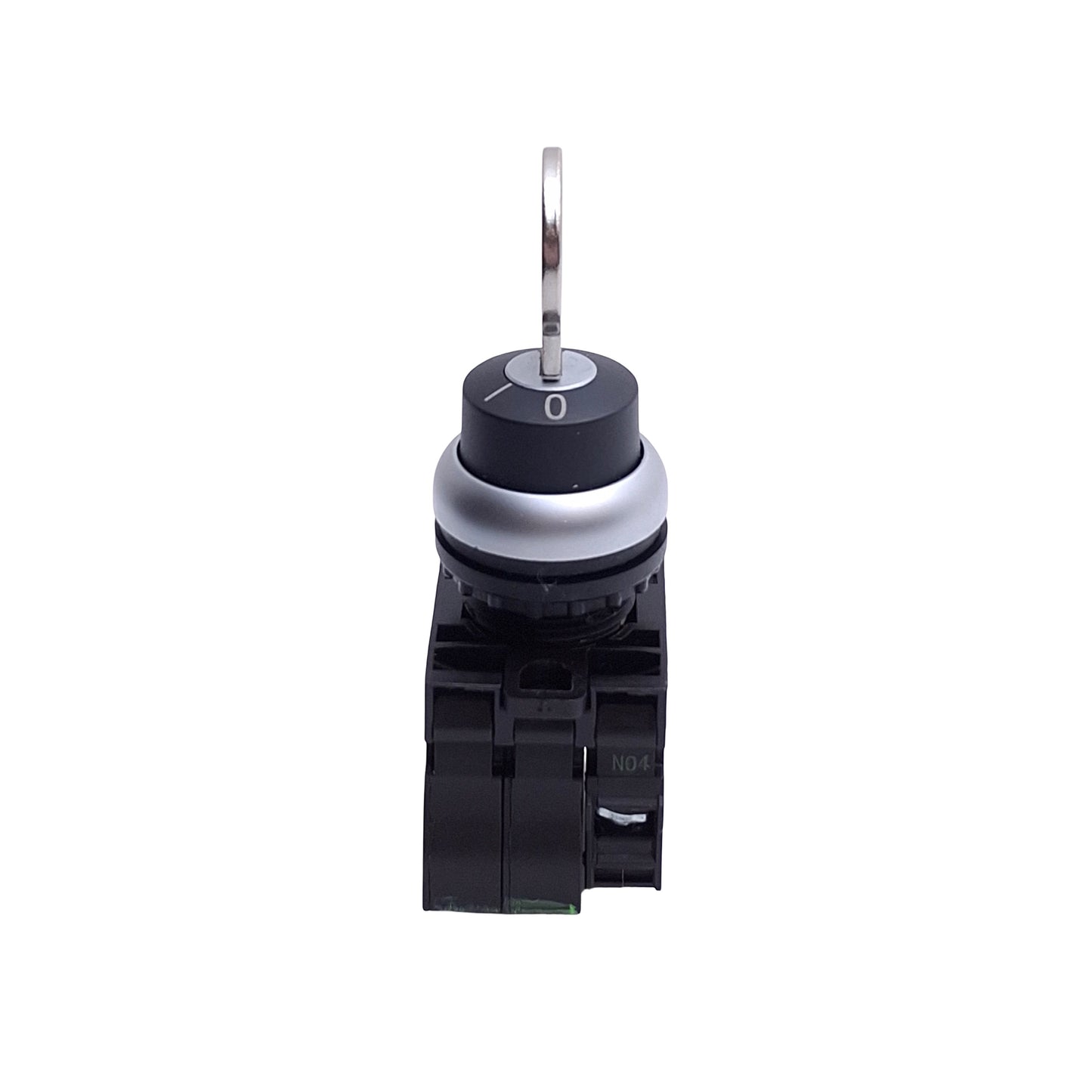Used Eaton M22-WRMS1 Keyed Selector Switch, 2-Pos, Maintained, 3NO + 2NC, 600V 5A