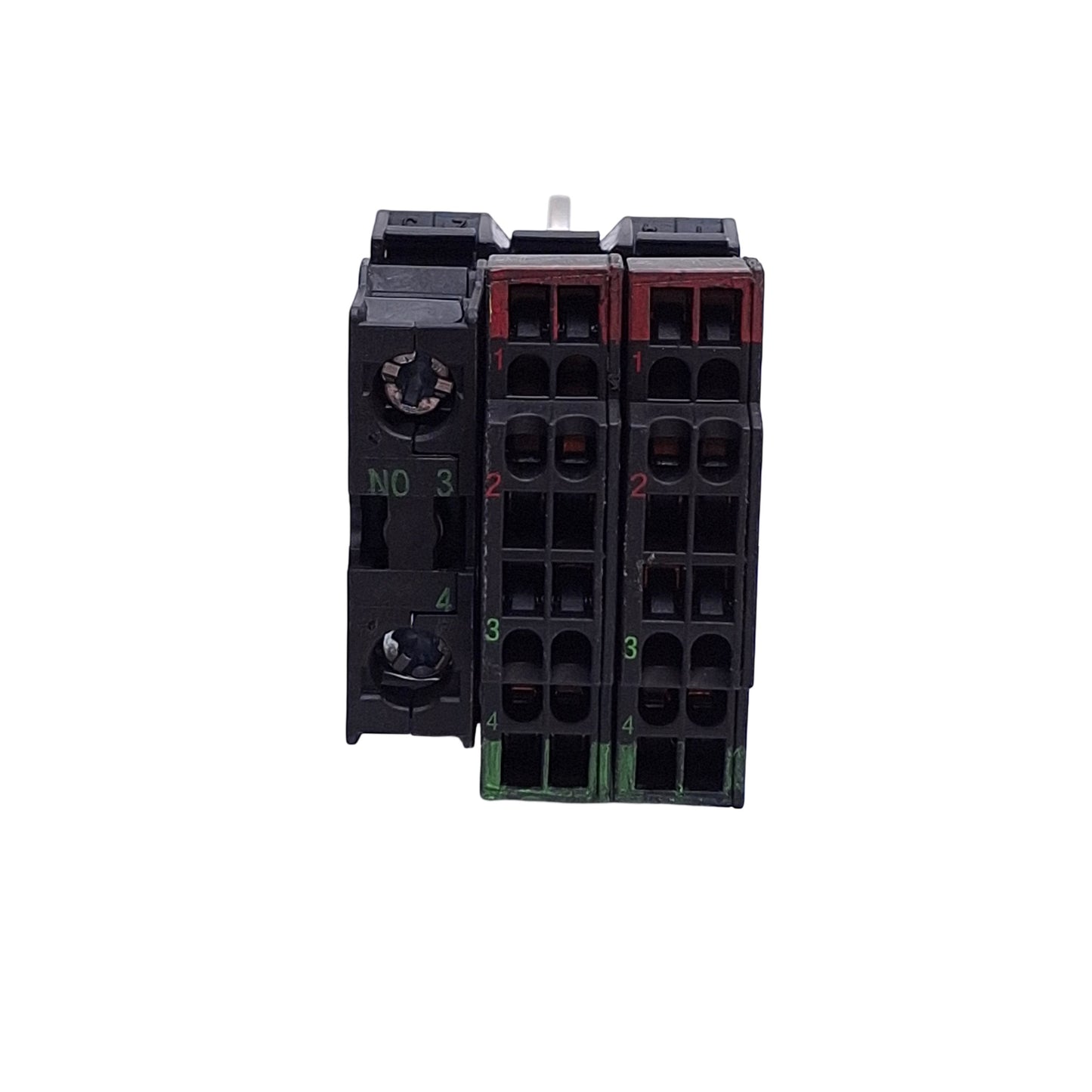 Used Eaton M22-WRMS1 Keyed Selector Switch, 2-Pos, Maintained, 3NO + 2NC, 600V 5A
