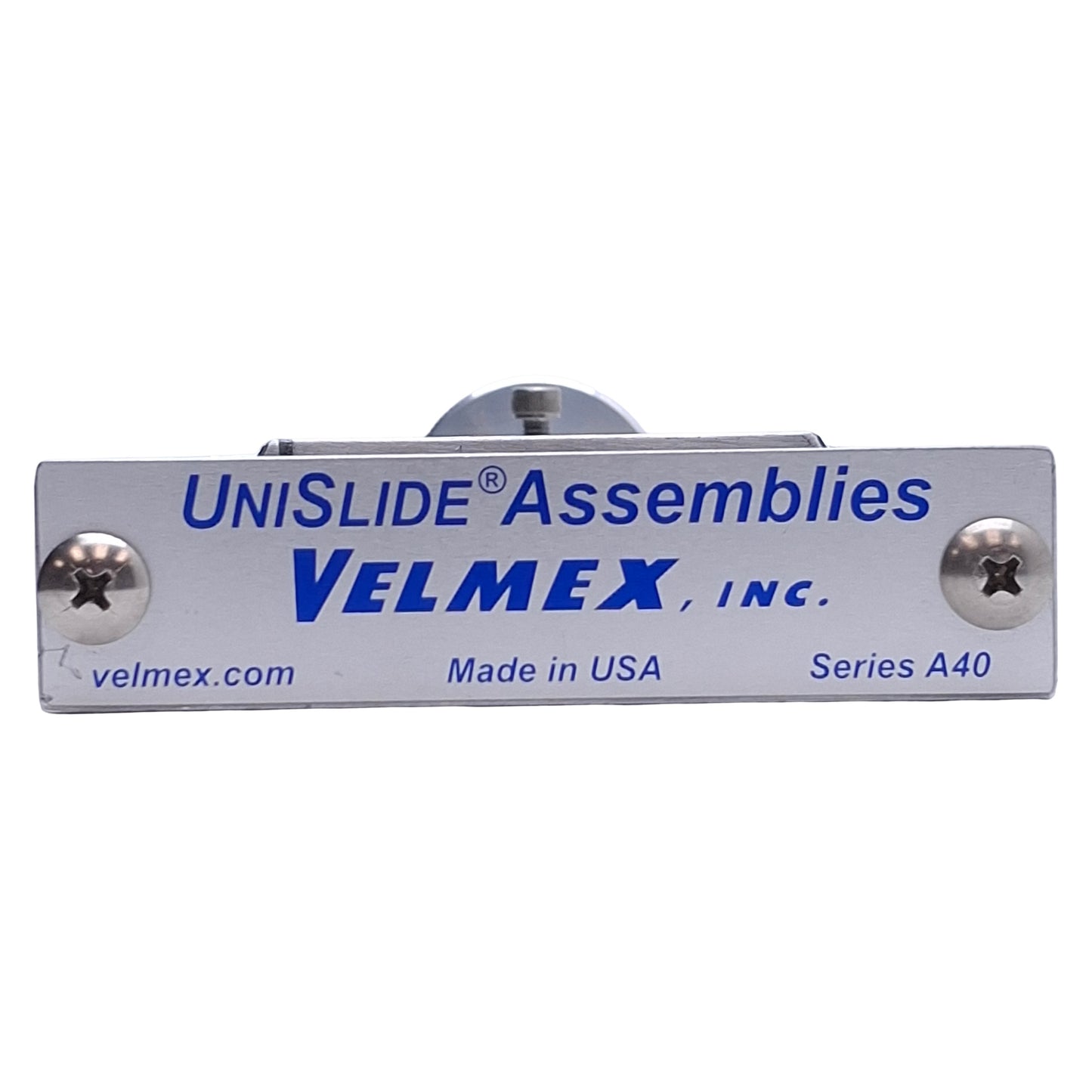 Used Velmex A4006C-S4-TL Manual Linear UniSlide 40 Turns Per Inch, 2" Travel