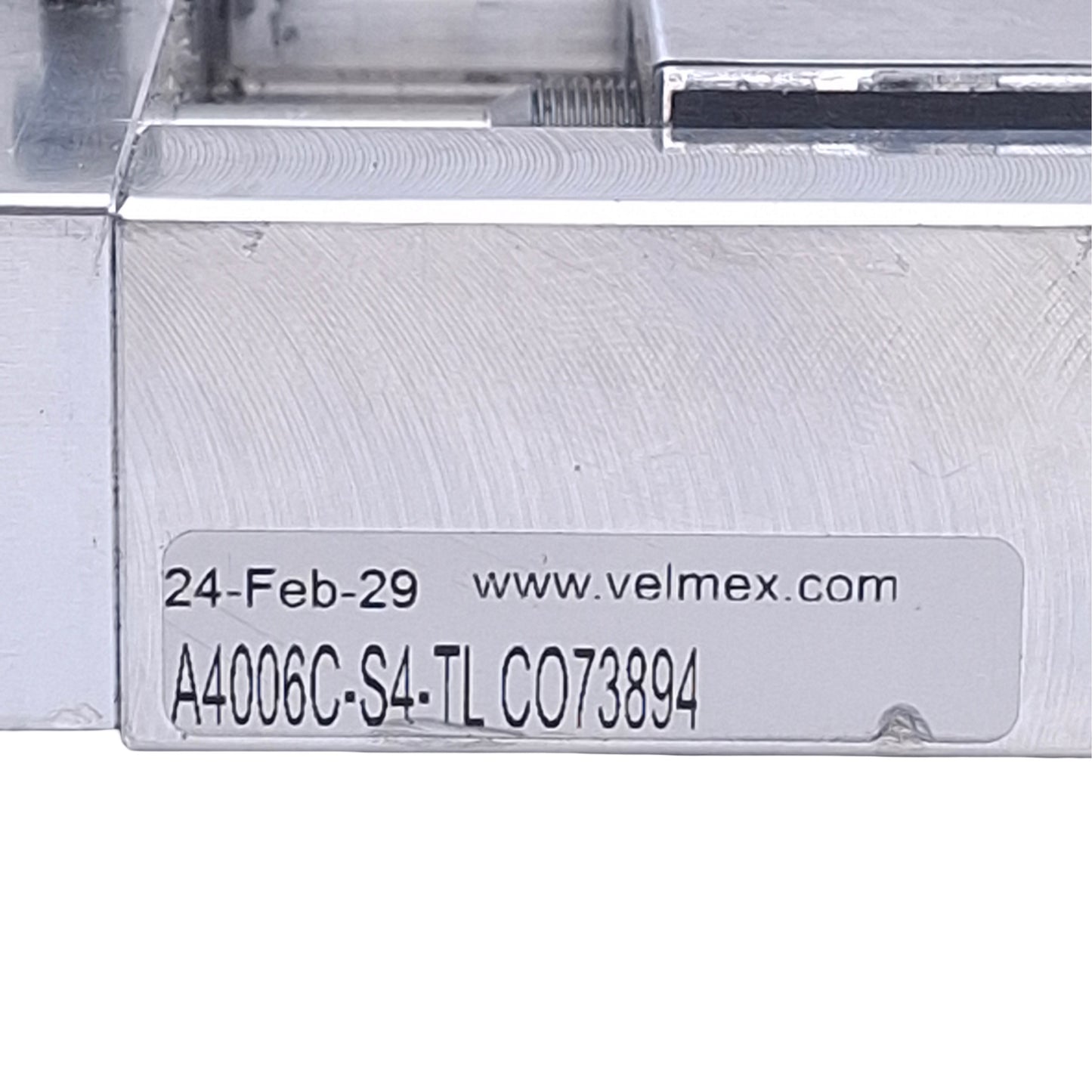 Used Velmex A4006C-S4-TL Manual Linear UniSlide 40 Turns Per Inch, 2" Travel