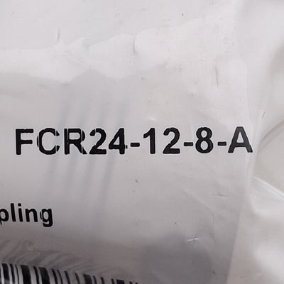 New Ruland FCR24-12-8-A Six Beam Flexible Coupling, Aluminum, ø3/4in & 1/2in Bores