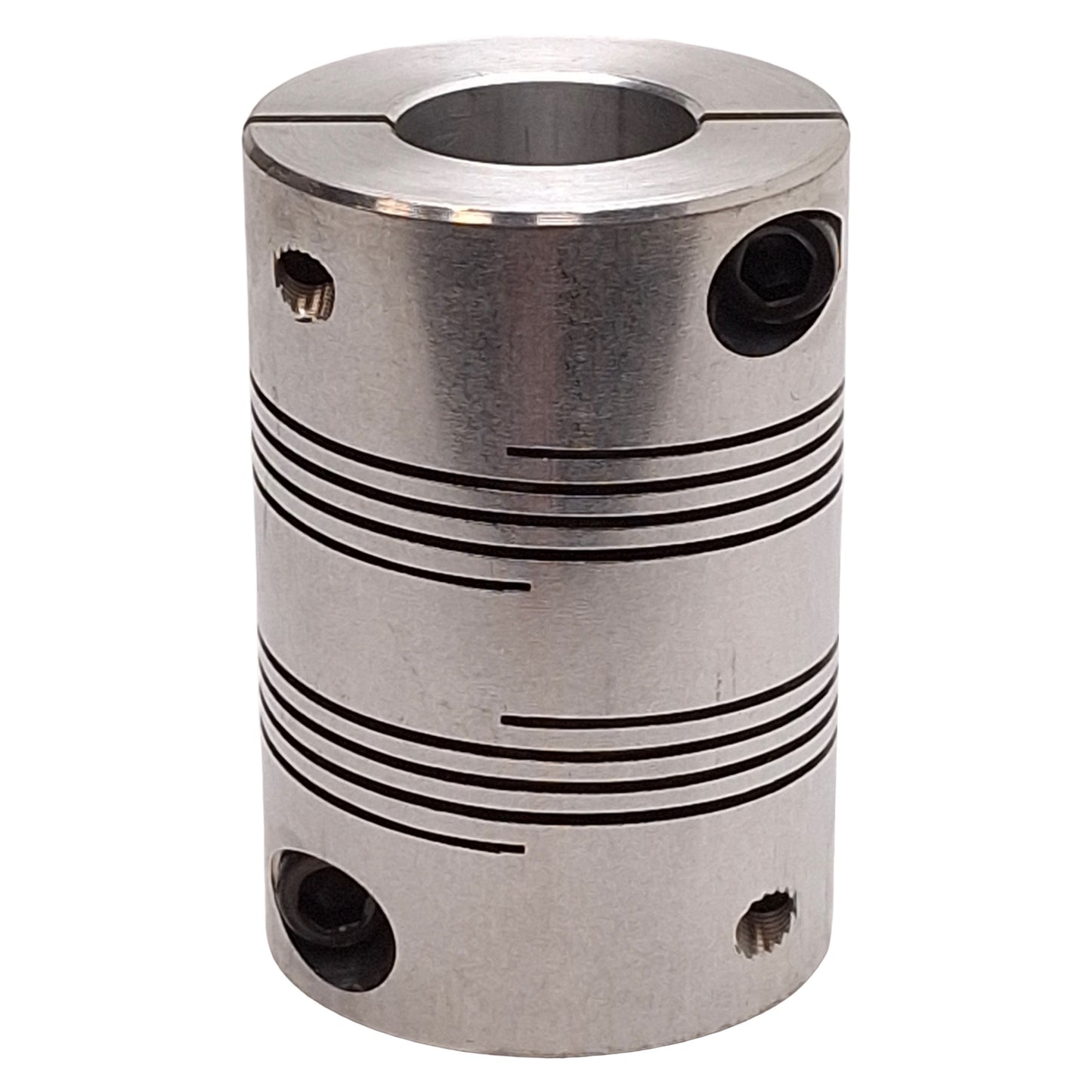 New Ruland FCR24-12-8-A Six Beam Flexible Coupling, Aluminum, ø3/4in & 1/2in Bores