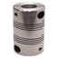 New Ruland FCR24-12-8-A Six Beam Flexible Coupling, Aluminum, ø3/4in & 1/2in Bores