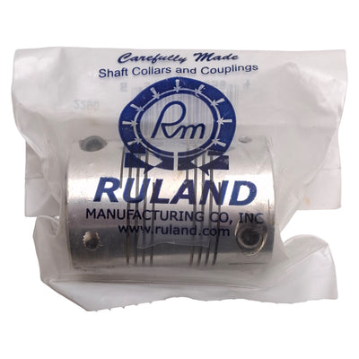 New Ruland FCR24-12-8-A Six Beam Flexible Coupling, Aluminum, ø3/4in & 1/2in Bores