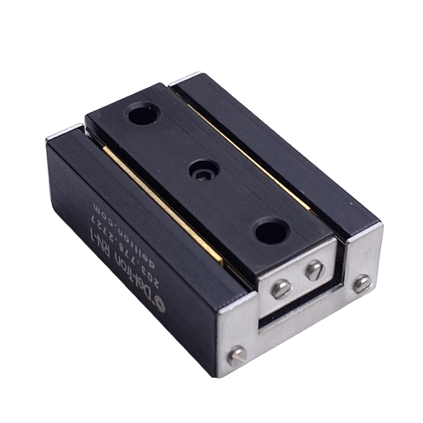 New Deltron RN-1 Crossed Roller Slide, 0.75in Travel, 110lbs load, 1.56in x 1.06in