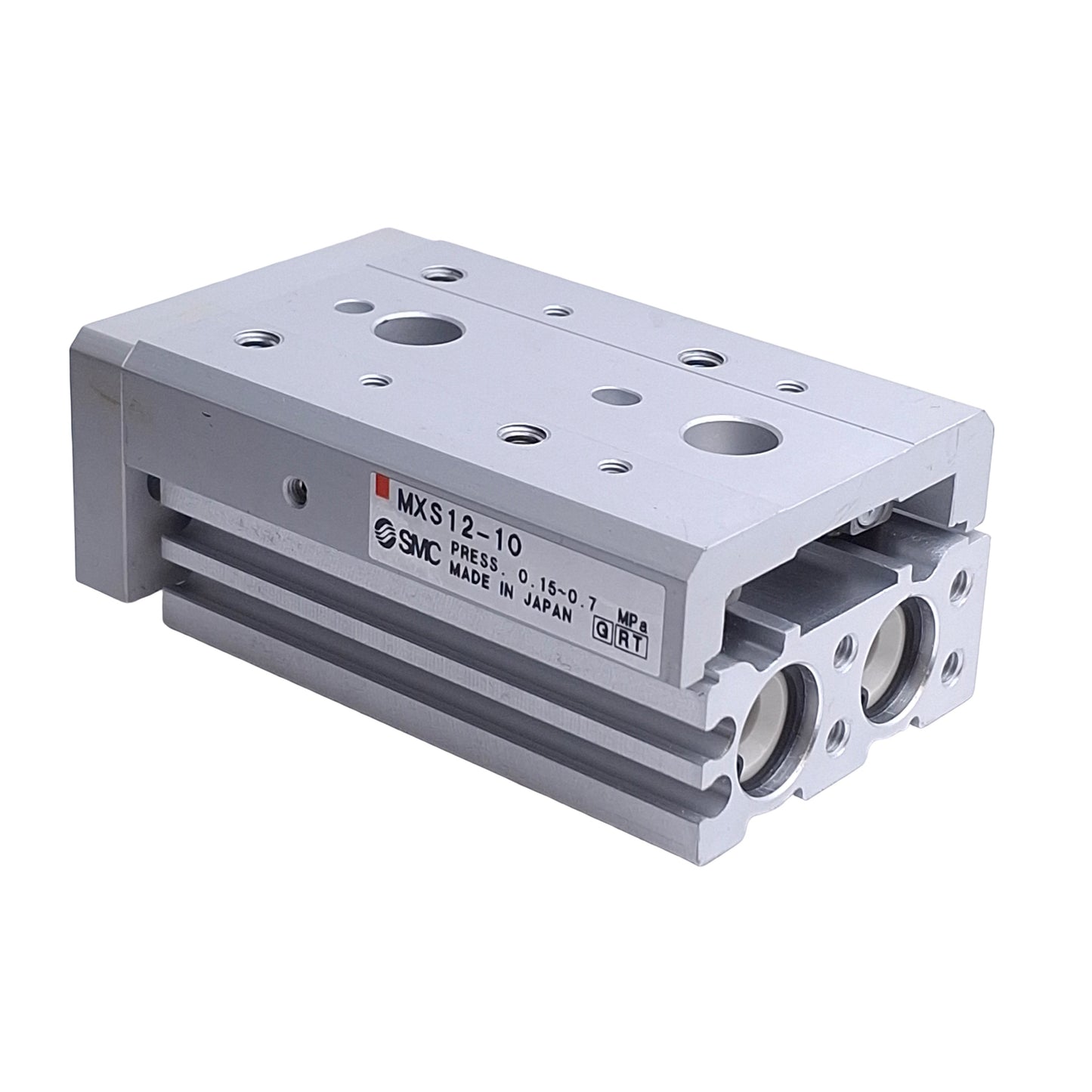 New SMC MXS12-10 Cylinder Slide Table, 12mm Bore, 10mm Stroke, M5 Ports, 0.15-0.7MPa