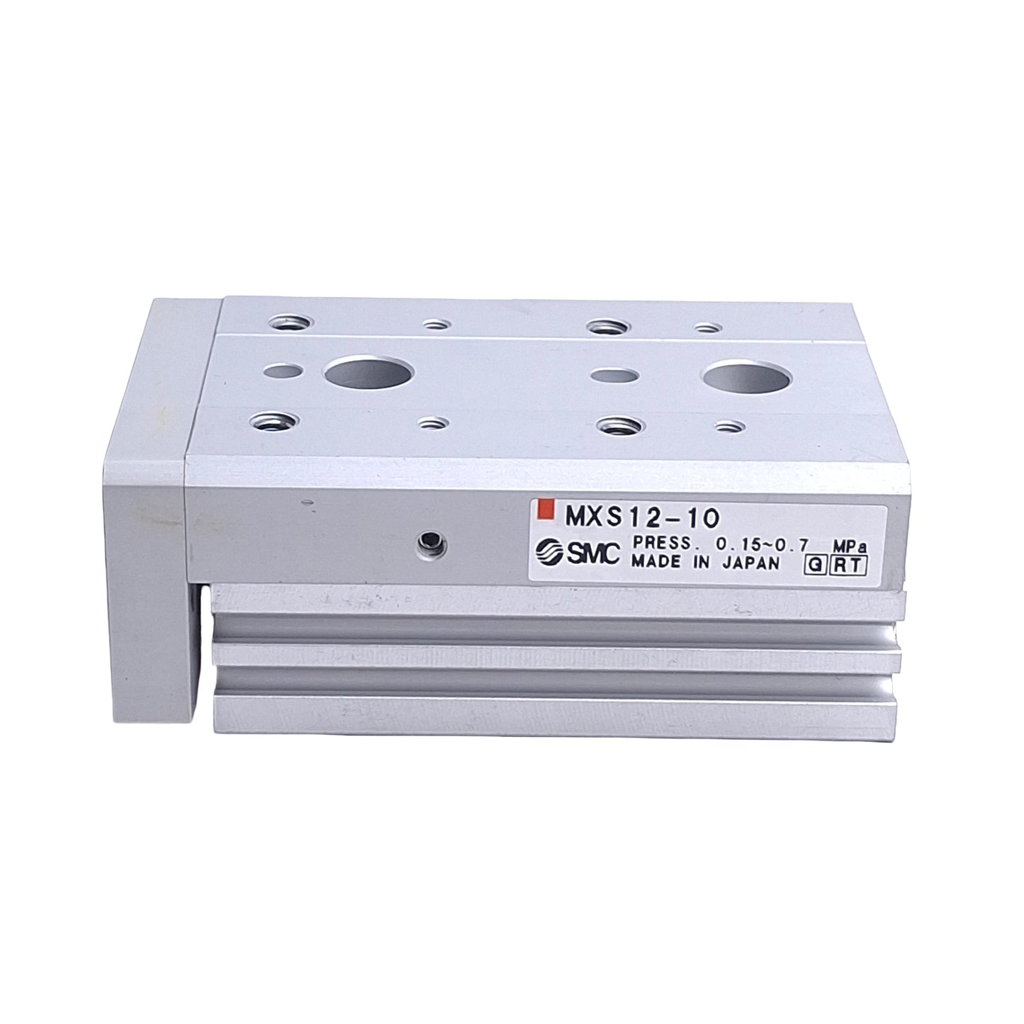 New SMC MXS12-10 Cylinder Slide Table, 12mm Bore, 10mm Stroke, M5 Ports, 0.15-0.7MPa