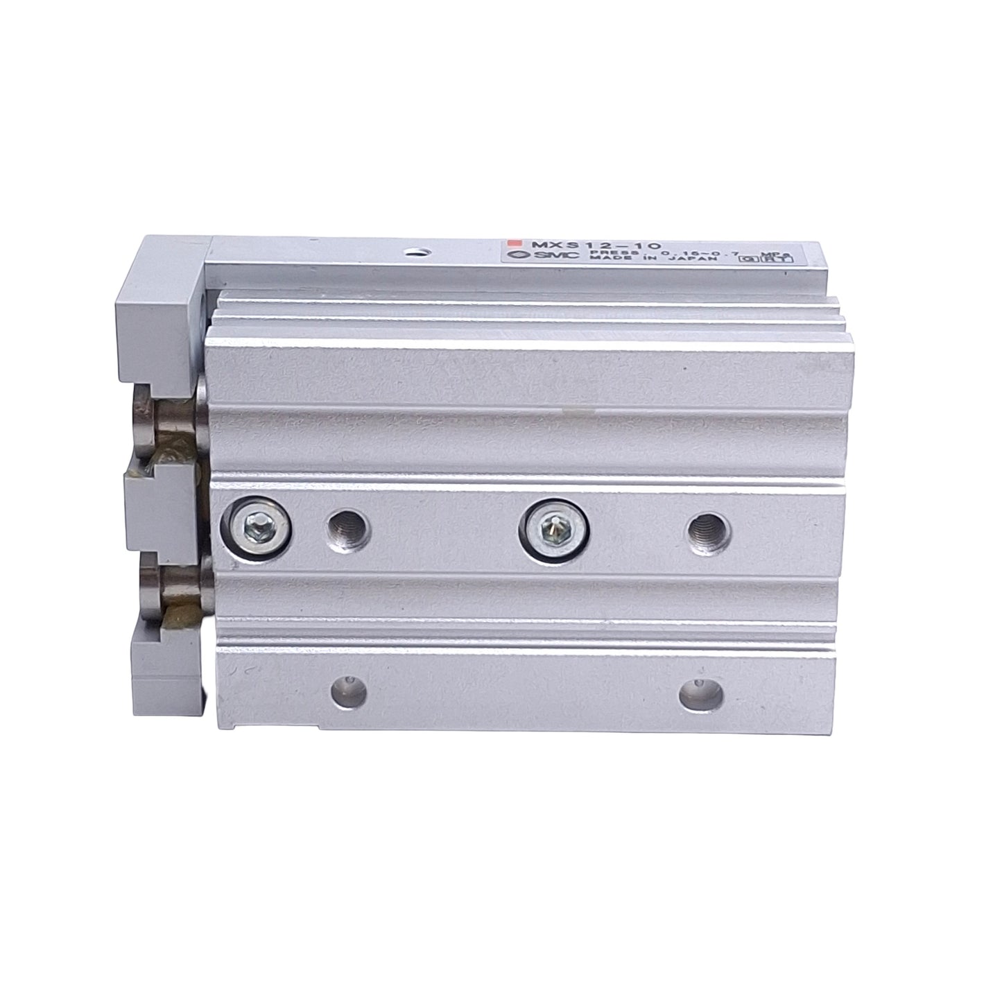 New SMC MXS12-10 Cylinder Slide Table, 12mm Bore, 10mm Stroke, M5 Ports, 0.15-0.7MPa