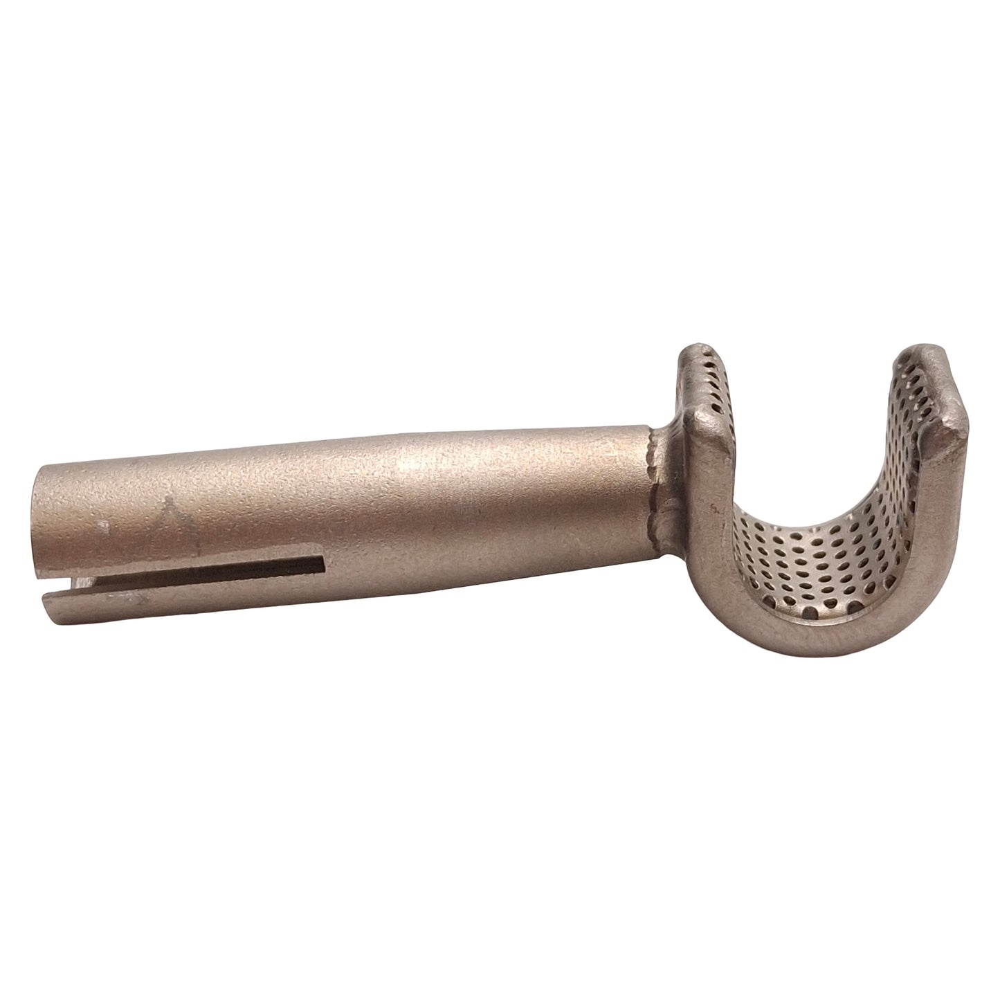 Used Leister 107.324 Sieve Reflector Hot Air Nozzle, 13mm x 10mm, ø8mm ID Connection