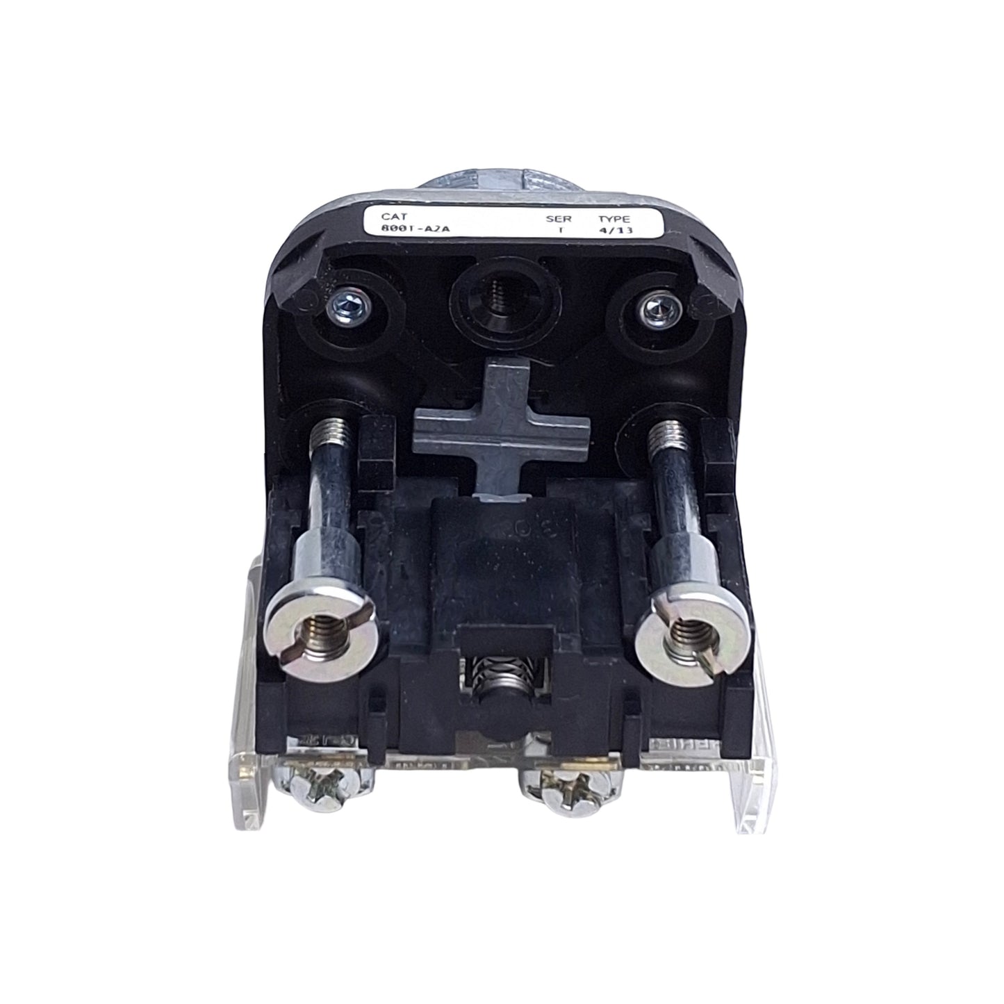 New Allen Bradley 800T-A2A Pushbutton Switch, Momentary, Flush, 30mm, Black, 1NO+1NC