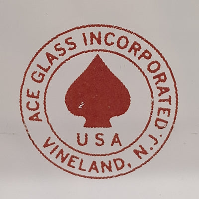 Used Ace Glass Reactor Chamber, 6L Base, 4x #25 Necks, Two-Piece, 8in Duran Flange