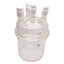 Used Ace Glass Reactor Chamber, 6L Base, 4x #25 Necks, Two-Piece, 8in Duran Flange
