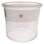 Used Ace Glass Reactor Chamber, 6L Base, 4x #25 Necks, Two-Piece, 8in Duran Flange