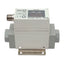 Used SMC PFA750-N02-27 Digital Flow Switch, NPN 12-24VDC, 5-50l/min, 0.5MPa, 4Pin M12