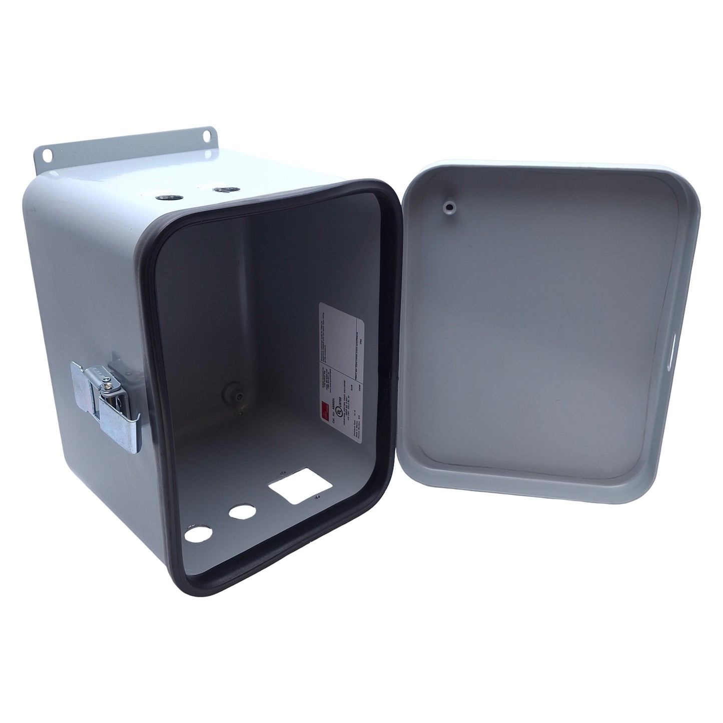Used nVent Hoffman A866DL Steel Enclosure w/Quick-Release Latch 8" x 6" x 6"