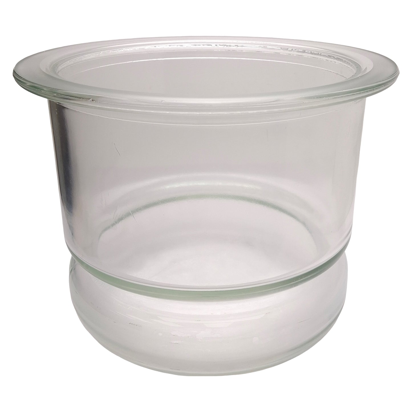 Used Fisher Scientific 08-615B Glass Desiccator Jar w/ Porcelain Plate, ø250mm ID