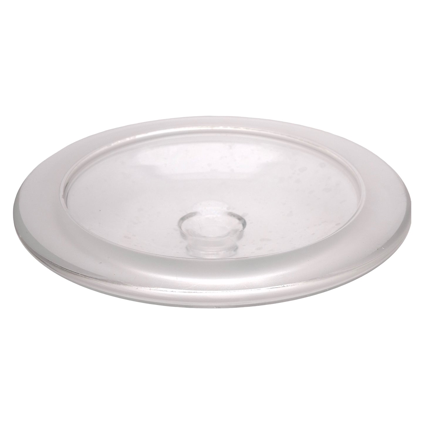 Used Fisher Scientific 08-615B Glass Desiccator Jar w/ Porcelain Plate, ø250mm ID