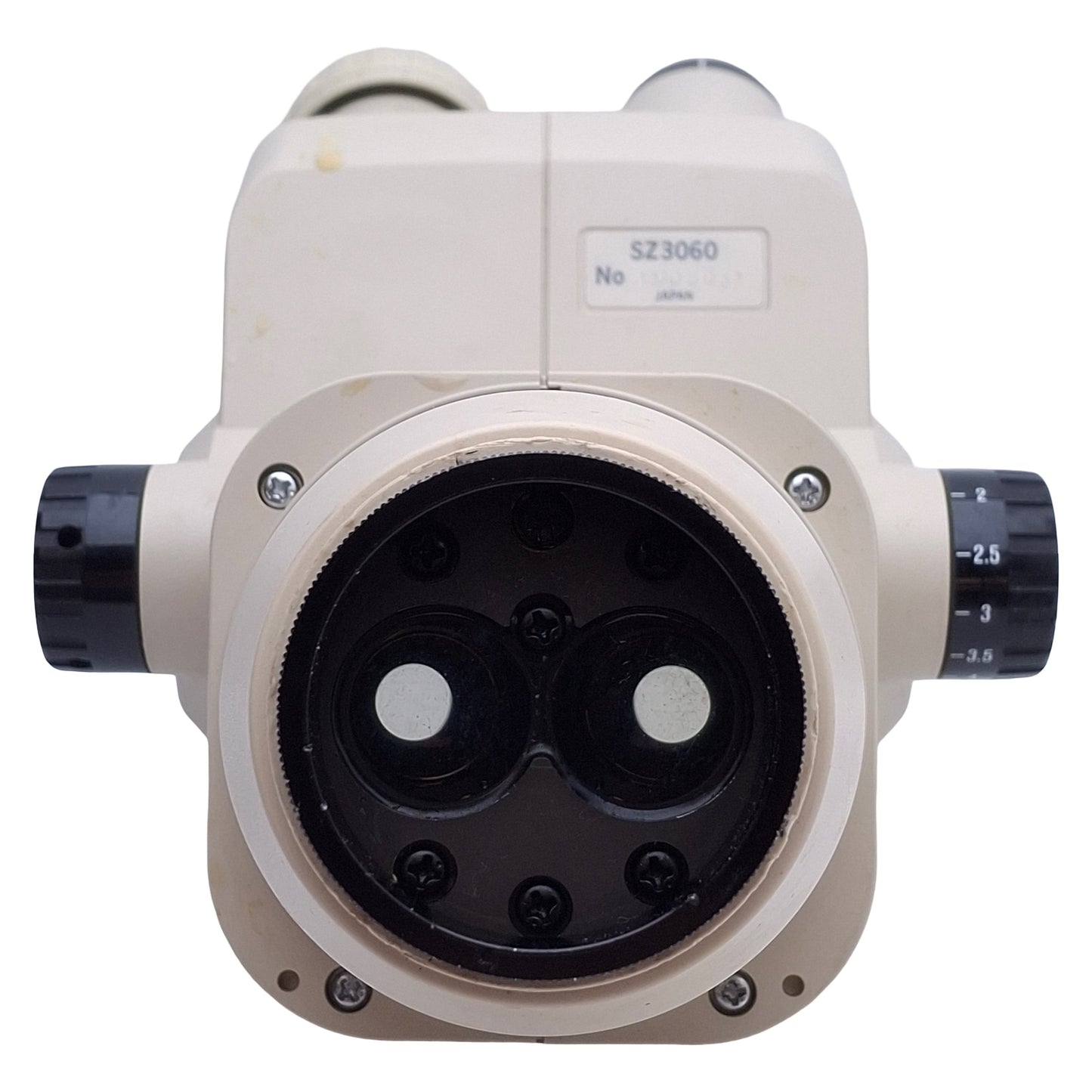 Used Olympus SZ3060 Stereo Microscope Head, Mag: 0.9x to 4x, Working Distance: 110mm