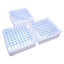 Used Lot of 3 Nalgene 5026-0909 Polycarbonate Cryo Boxes, Hold 81 Vials(1.2 and 2mL)