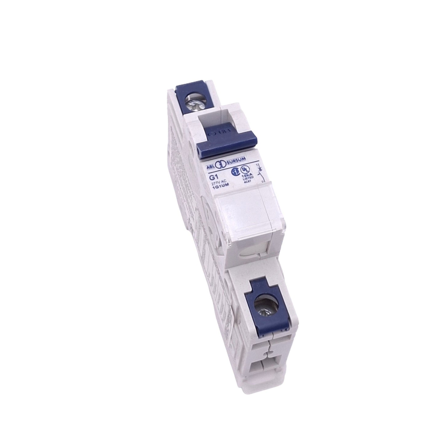 New – Open box Altech 1G1UM Mini Circuit Breaker, 1-Pole 1A, 277VAC/42VDC Max, DIN Rail