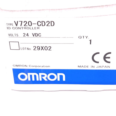 New Omron V720-CD2D RFID Controller, 13.56MHz, 25cm Range, RS-485, 24VDC 20W