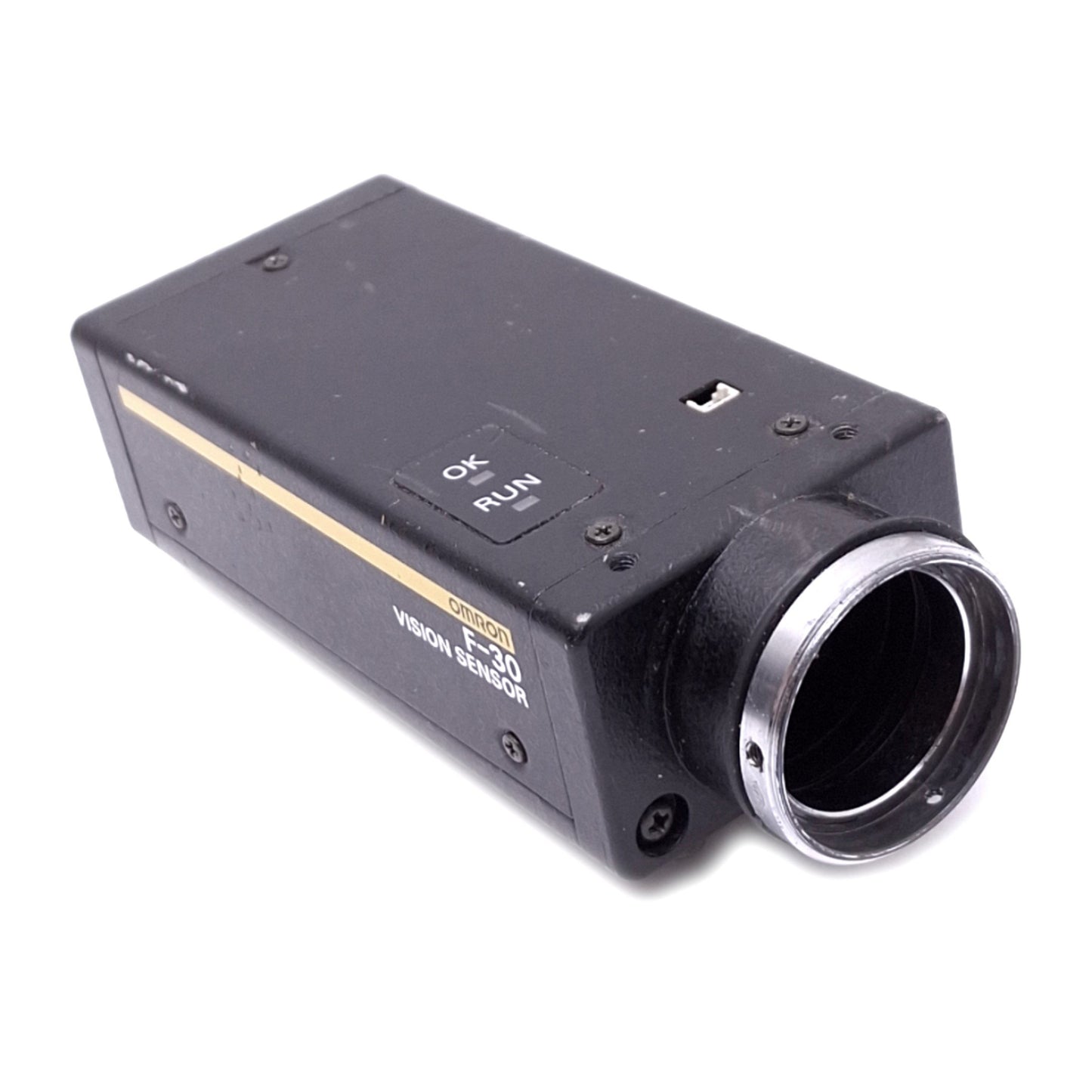 Used Omron F-30 Vision Sensor CCD Camera, 510x492, 100-130mm Range, 12VDC, C-Mount