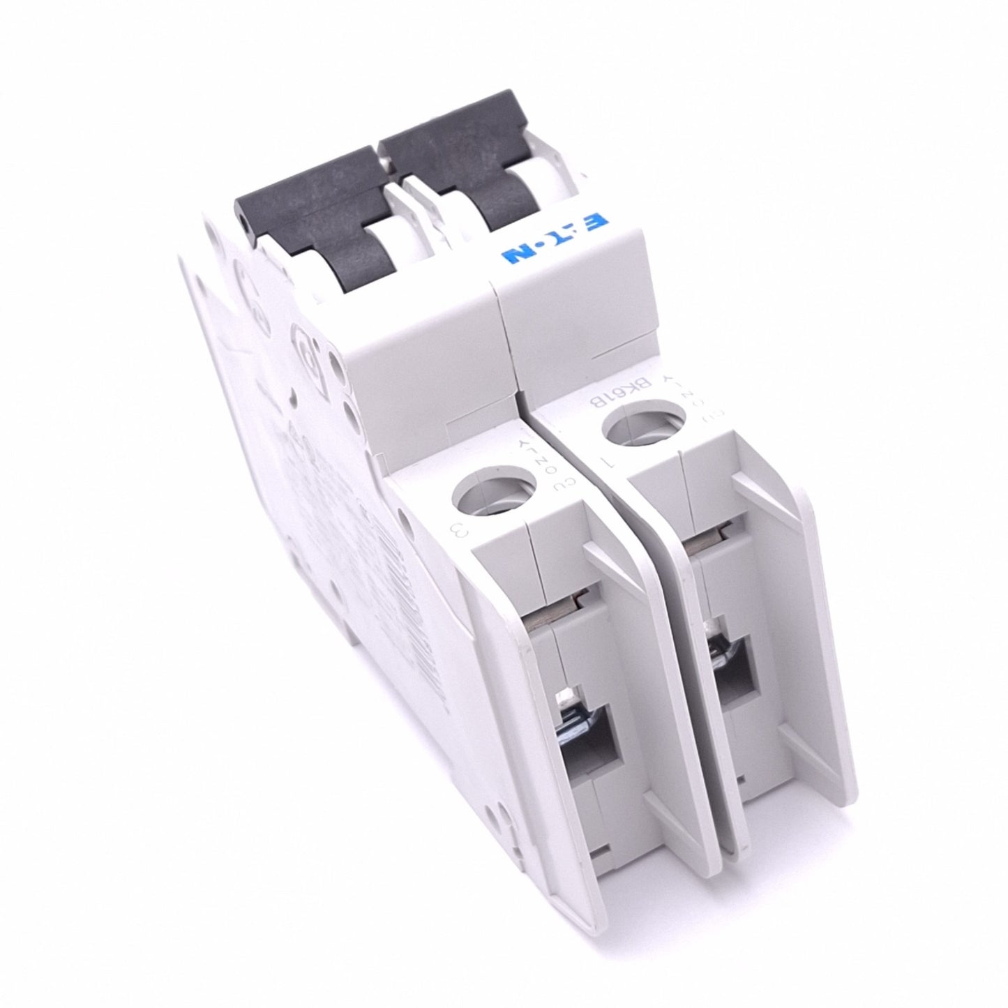 New – Open box Eaton FAZ-C1/2-NA Circuit Breaker, 2-Pole 1A, 480Y/277VAC 48VDC, DIN Rail