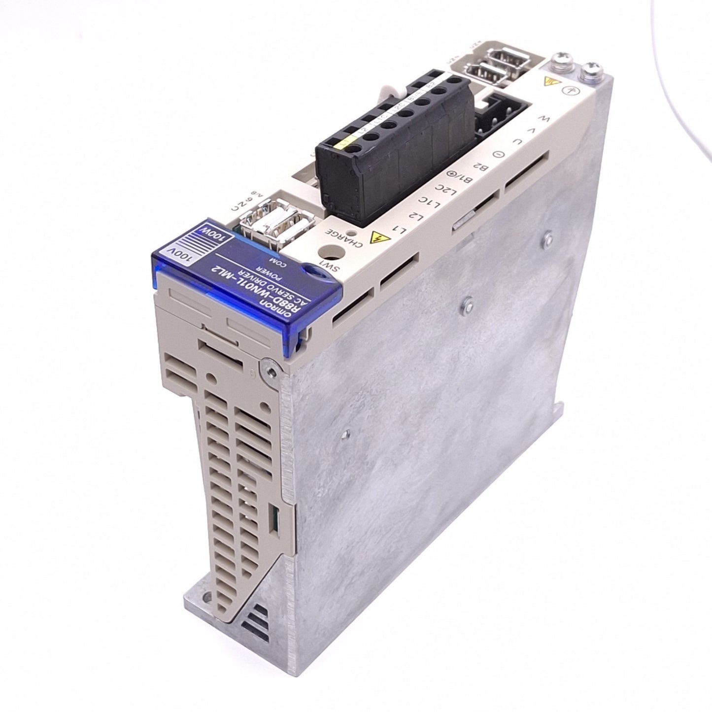 Used Omron R88D-WN01L-ML2 AC Servo Driver, 3ph 0-230VAC 0-300Hz Out, 100W Max