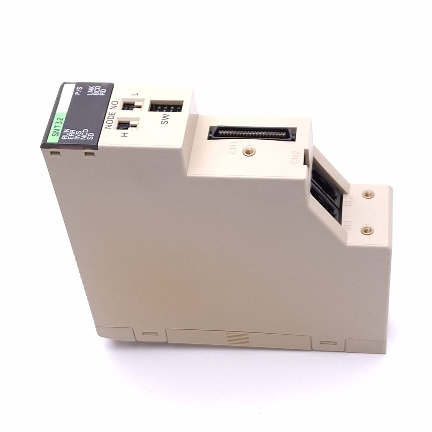 Used Omron C200HS-SNT32 SYSMAC NET Link Unit for C200H/C200HS PLC, 2Mbps, 5VDC