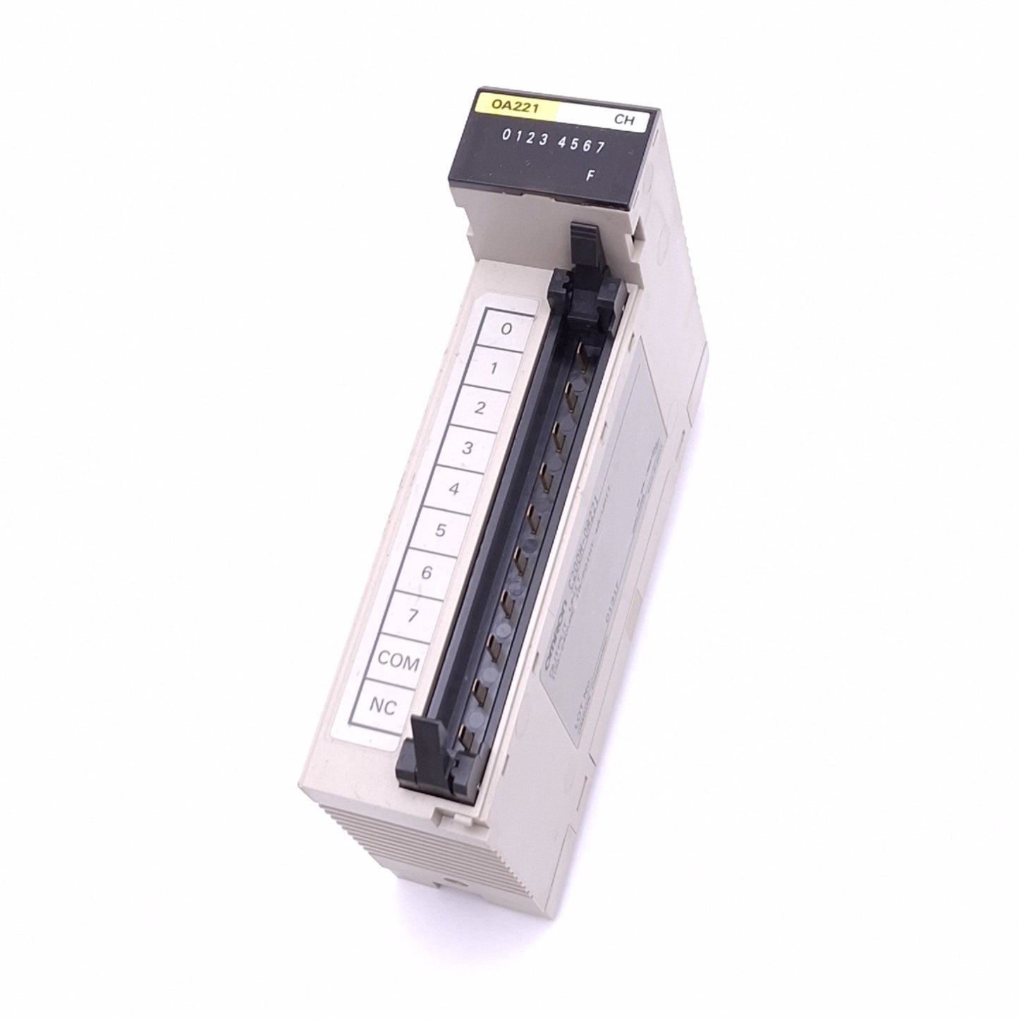 Used Omron C200H-OA221 Output Unit for SYSMAC PLC, 8-Point, 100-240VAC 4A Max Out