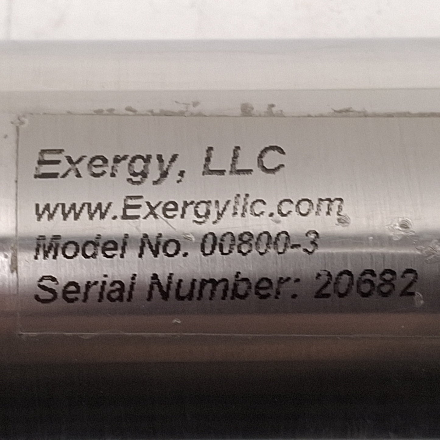 Used Exergy 00800-3 Shell & Tube Heat Exchanger, 42mm OD, 22.5in, 3/4in & 1/2in NPT