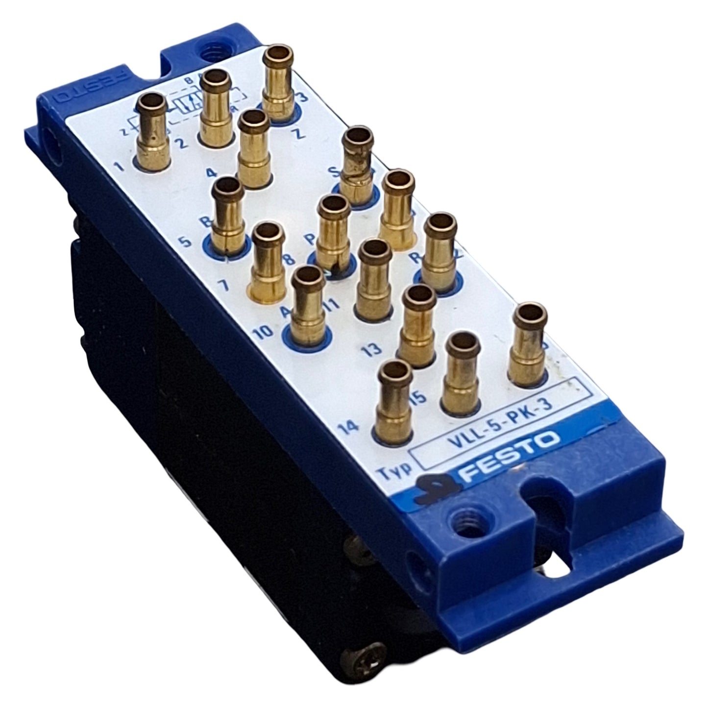Used Festo VLL-5-PK-3 Binary Reduction Valve 5-Port 2-Way, Monostable, 3-8bar