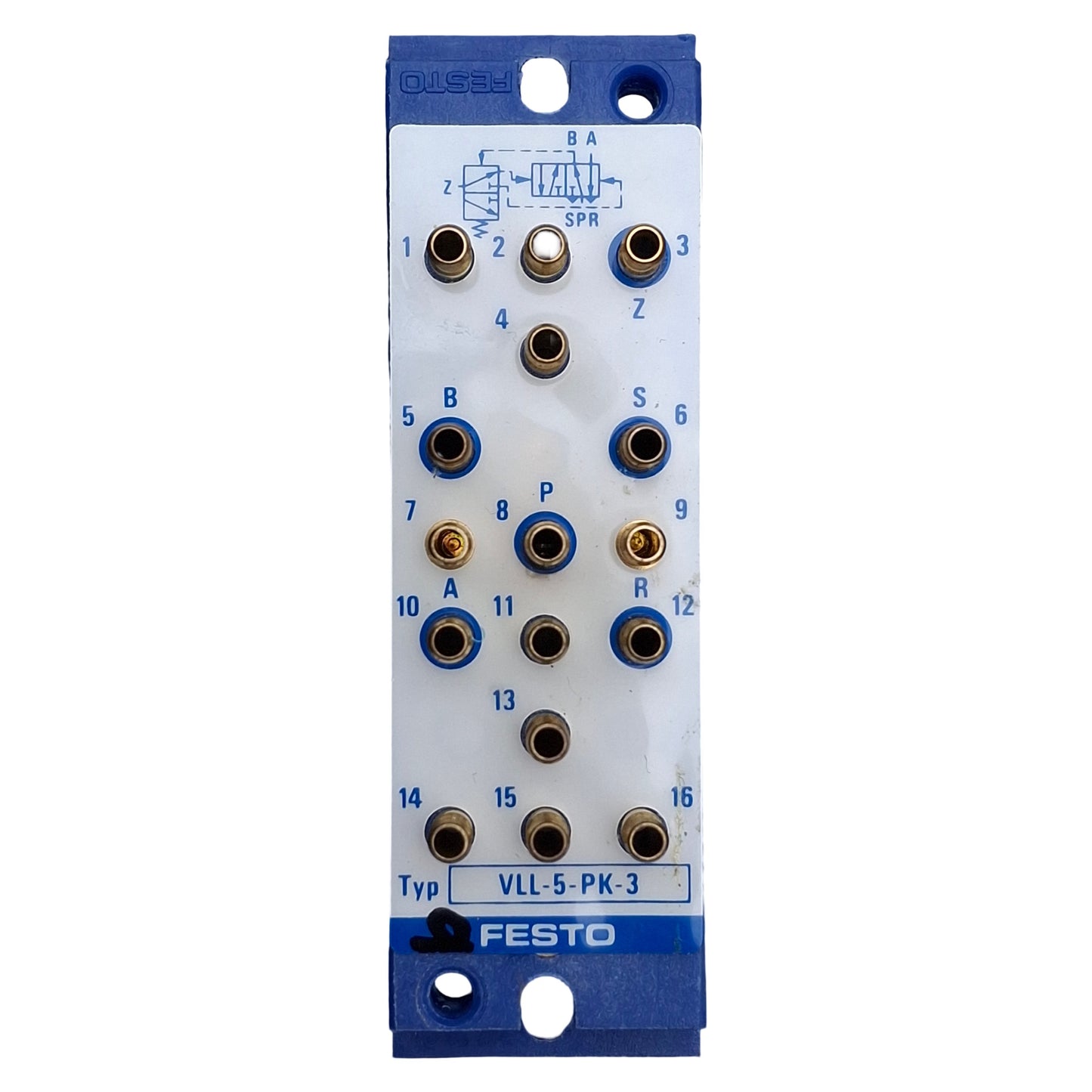 Used Festo VLL-5-PK-3 Binary Reduction Valve 5-Port 2-Way, Monostable, 3-8bar