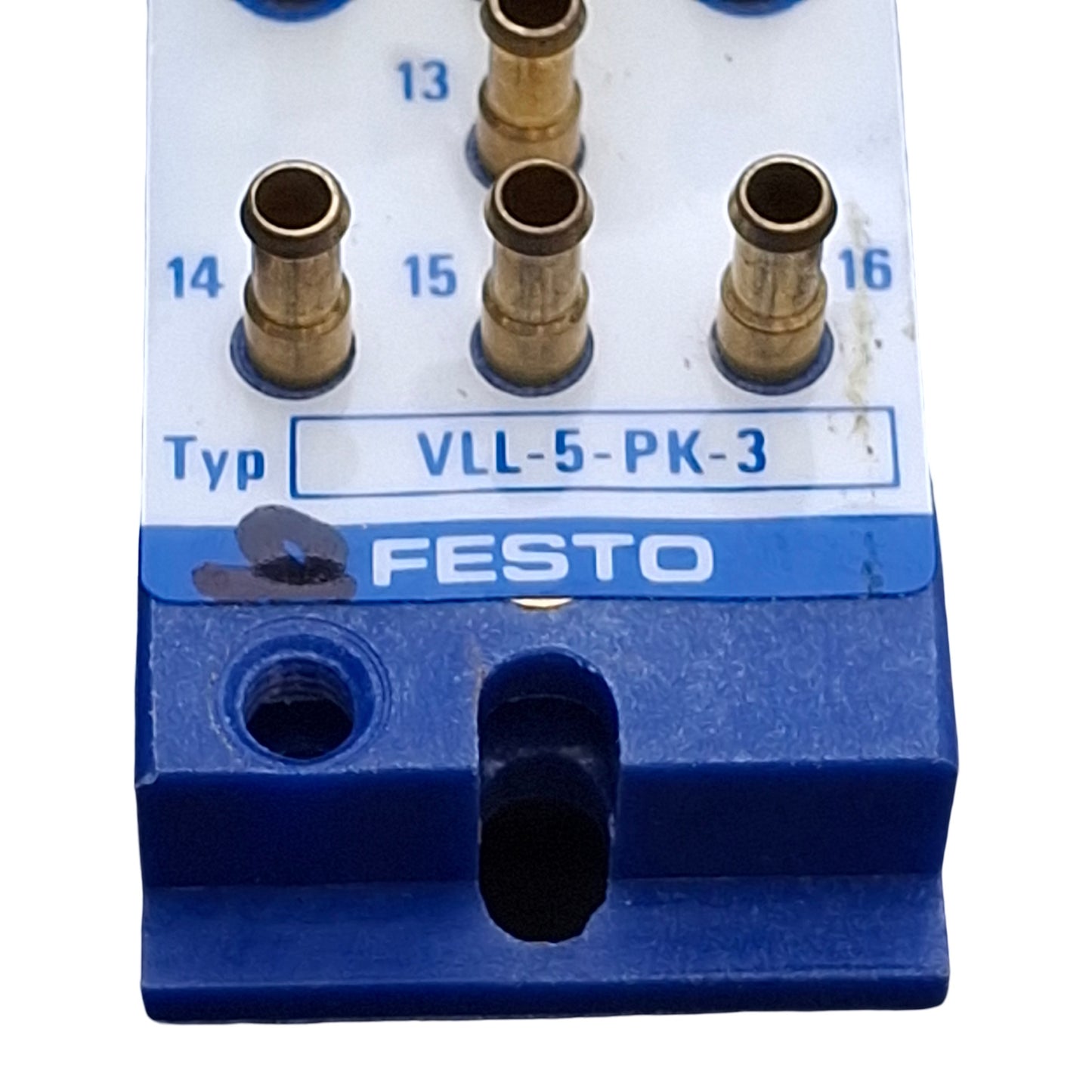 Used Festo VLL-5-PK-3 Binary Reduction Valve 5-Port 2-Way, Monostable, 3-8bar