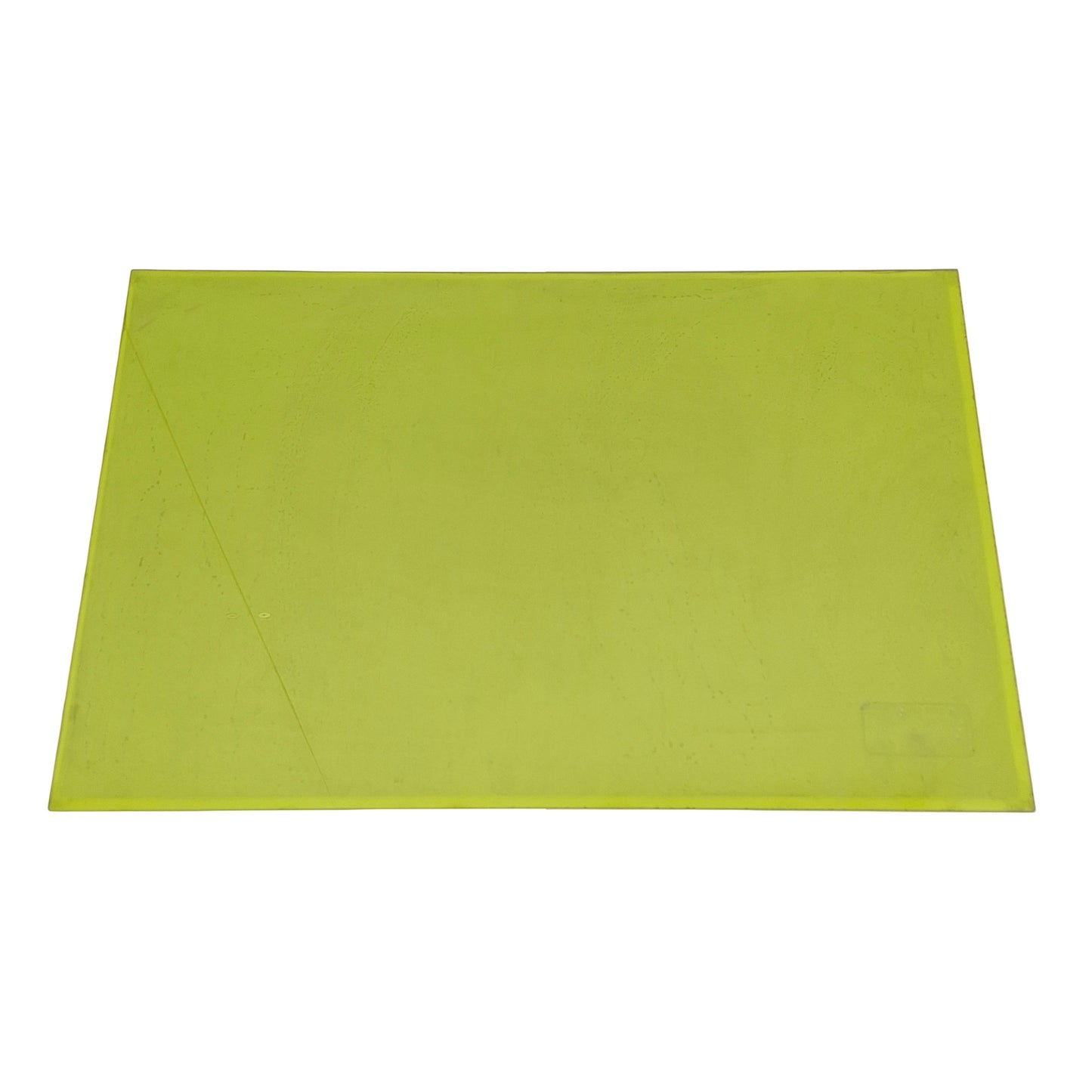 Used Acrylic Laser Safety Window For ND:YAG Lasers 1064nm, 18in x 12in x 0.13in Thick