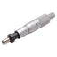 Used Mitutoyo 150-802 Ratchet Micrometer Head w/ Clamp Nut, 0-25mm Range, 0.01mm Grad