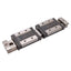 Used THK RSR9WZM Linear Guide Assembly, 110mm Rail, (2x) 30x39mm Carriages, M3 Holes