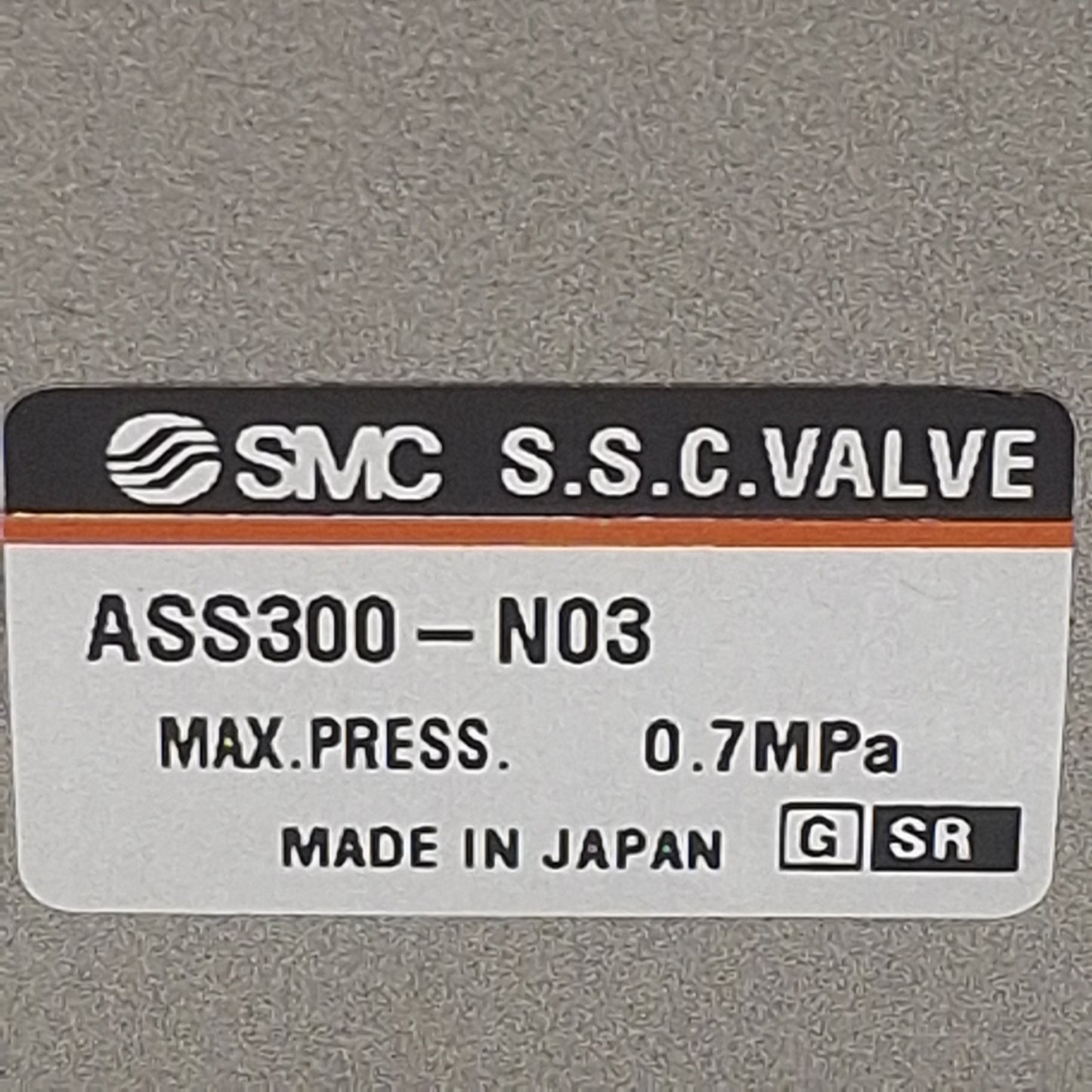 Used SMC ASS300-N03 Speed Control Slow Start Valve, 3/8in NPT, 0.7MPa, 14.5mm² Flow