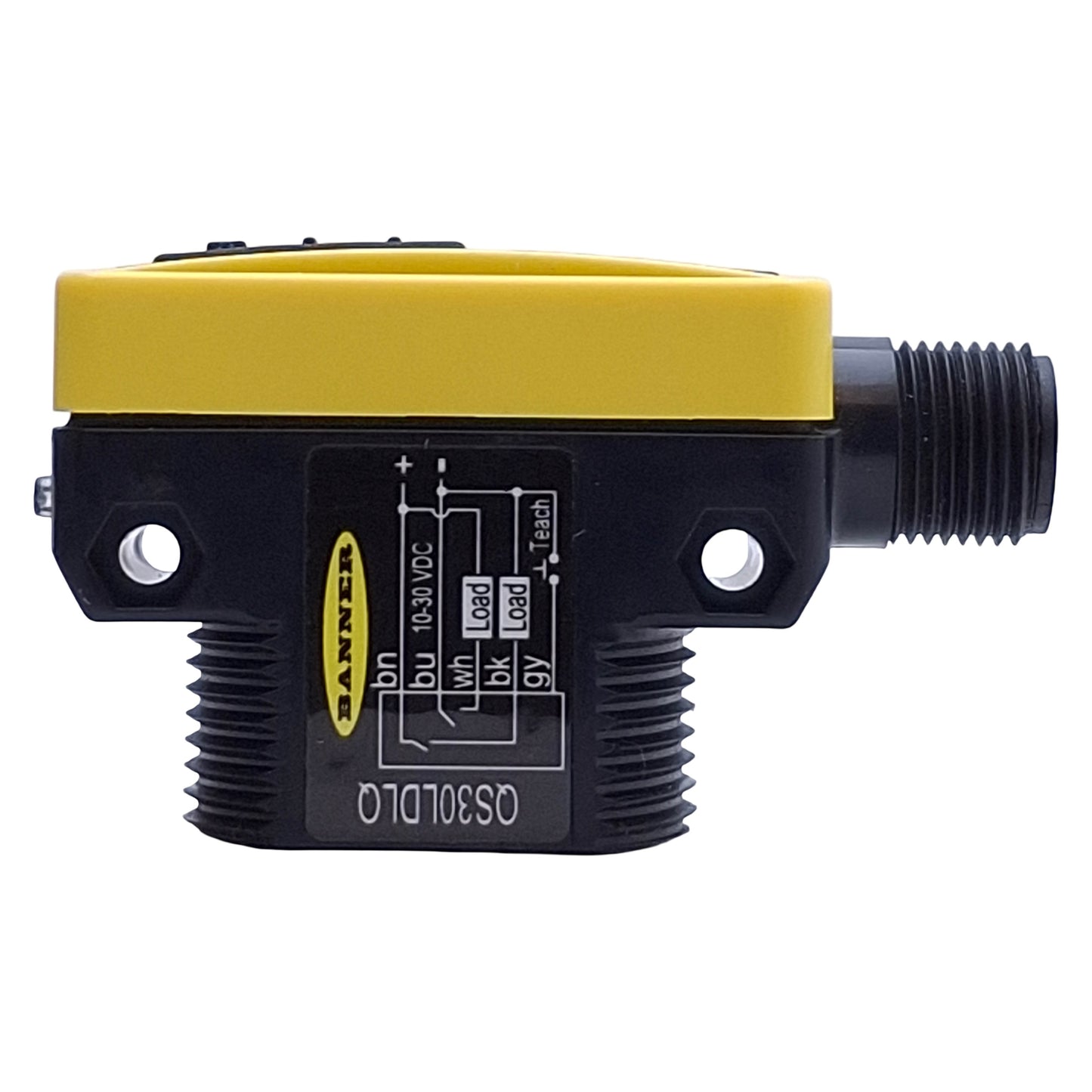 Used Banner QS30LDLQ Photoelectric Sensor 800mm Range, 10-30VDC, 5-pin M12 Male