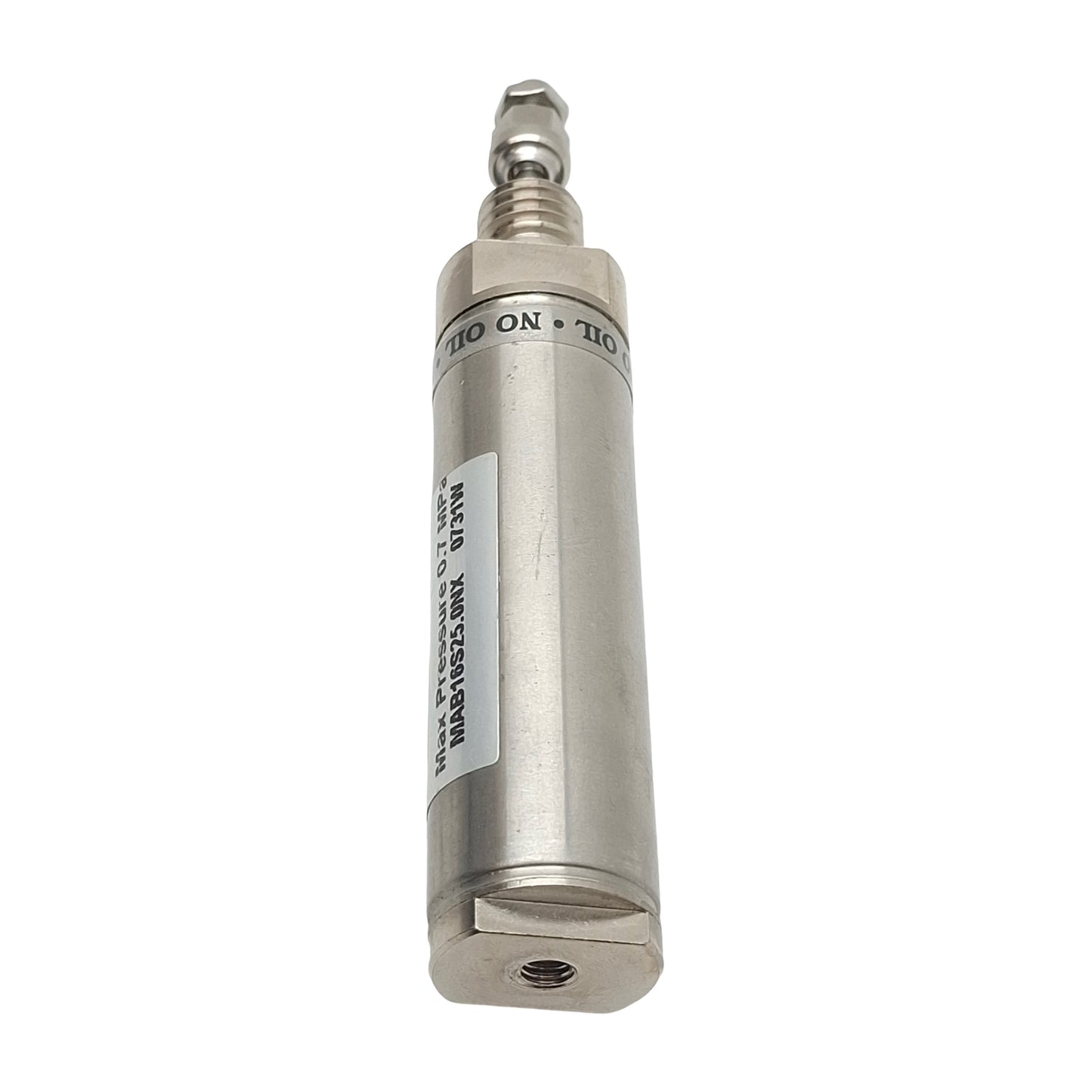 Used Airpel MAB16S25.0NX Single Acting Cylinder, ø15.9mm Bore, 25mm Stroke, M5 0.7MPa