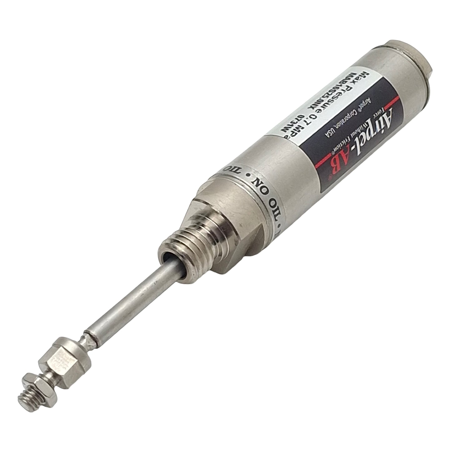 Used Airpel MAB16S25.0NX Single Acting Cylinder, ø15.9mm Bore, 25mm Stroke, M5 0.7MPa