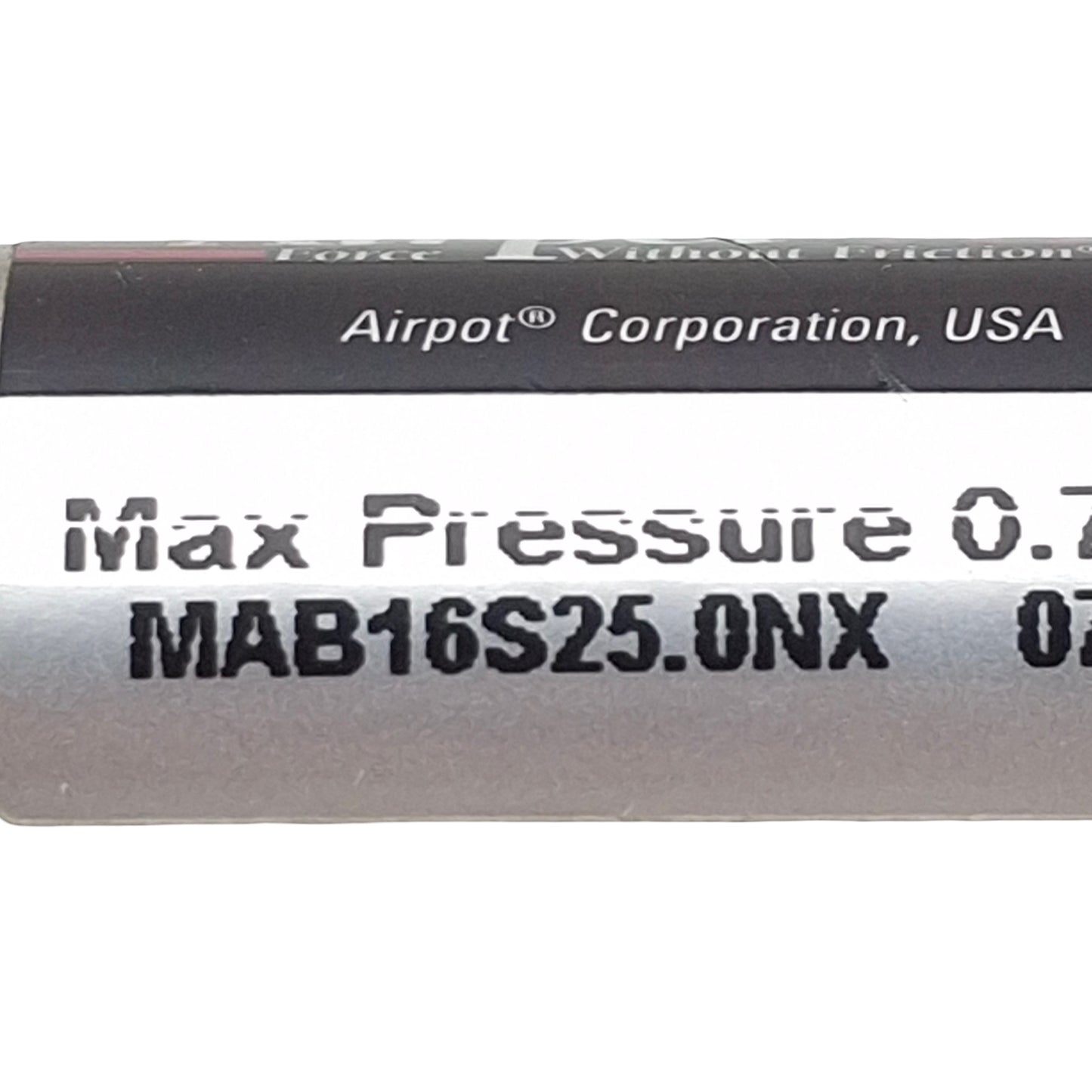 Used Airpel MAB16S25.0NX Single Acting Cylinder, ø15.9mm Bore, 25mm Stroke, M5 0.7MPa