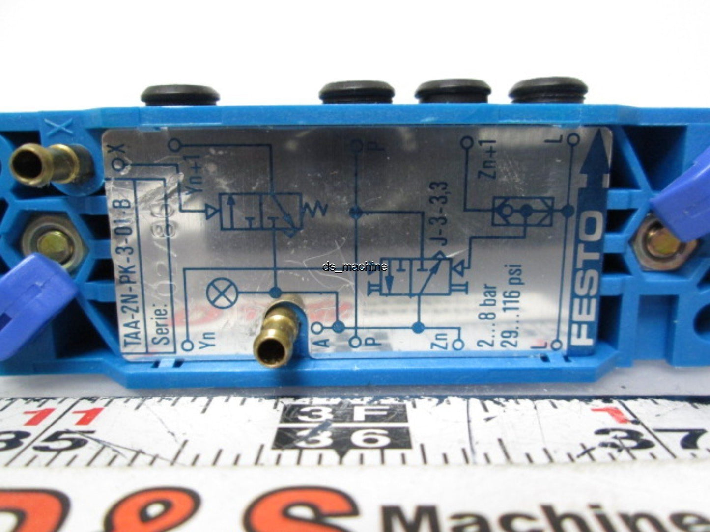 Used Festo TAA-2N-PK-3-01-B Stepper Module 2 to 8 bar 29 to 116PSI