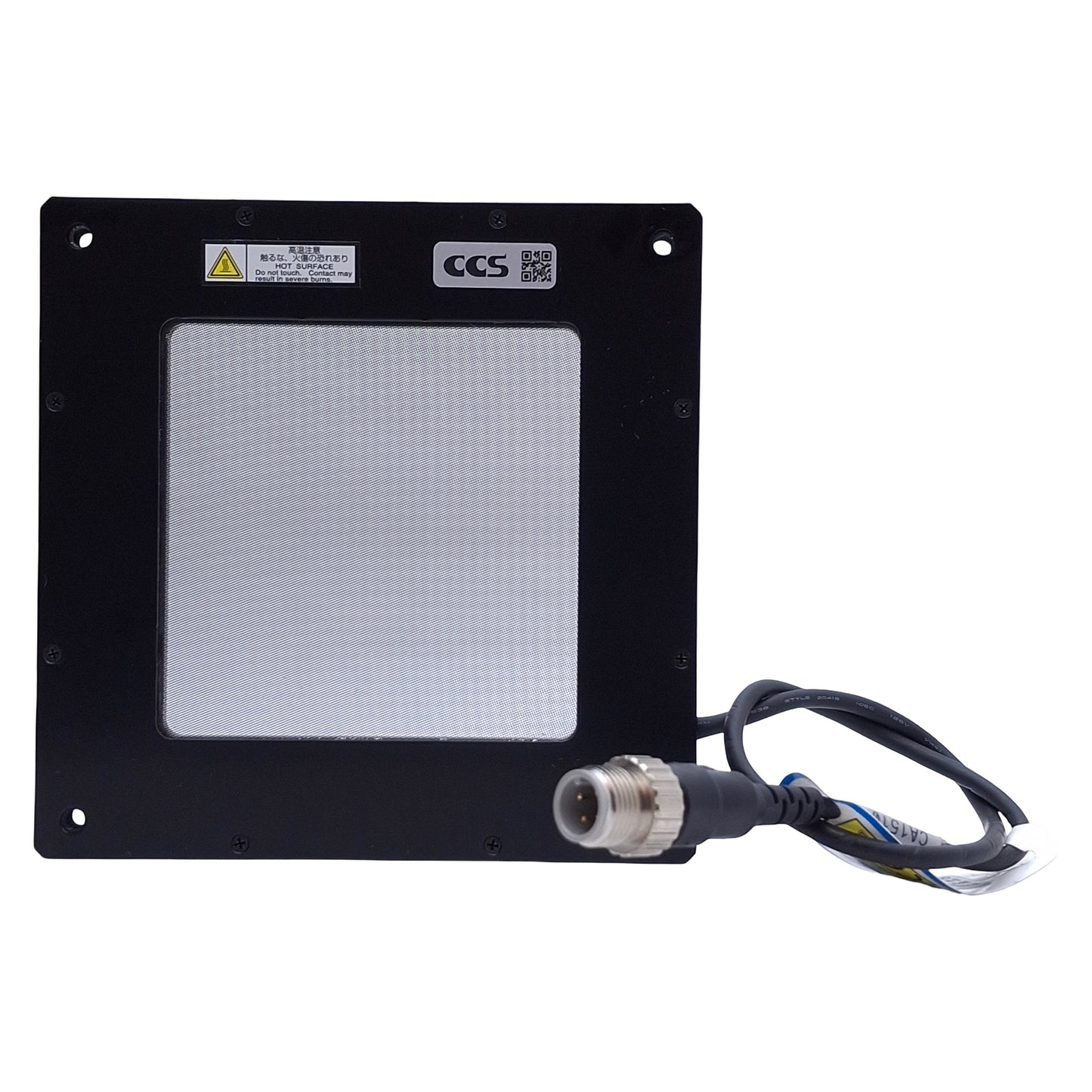 Used CSS LFX2-75BL-M12 High-Output Flat-Dome Light 24VDC, 75x75mm, 465nm, Blue